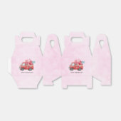 Cute Love Truck met Heart Cargo Waterverf Bedankdoosjes (Uitgevouwen)