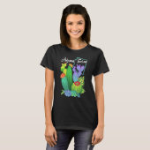 Cute Love Tucson Arizona Blooming Cactus Flowers T-shirt (Voorkant volledig)