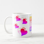 Cute Love Valentijnsdag Personalized Mug Koffiemok (Links)