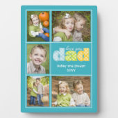 Cute Love You Dad Collage Photo Vaderdag Fotoplaat (voorkant)