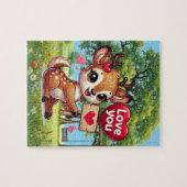 Cute love you deer  legpuzzel (Horizontaal)