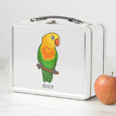 Cute lovebird cartoon parrot (In situ)