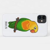 Cute lovebird cartoon parrot Case-Mate iPhone case (Achterkant (horizontaal))