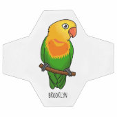 Cute lovebird cartoon parrot voetbal (Enkel)