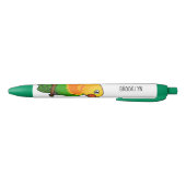 Cute lovebird cartoon parrot zwarte inkt pen (Bodem)