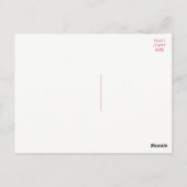 Cute Lovebirds Rode Bourgogne Trouwliefde Bruidsbo Briefkaart (Achterkant)