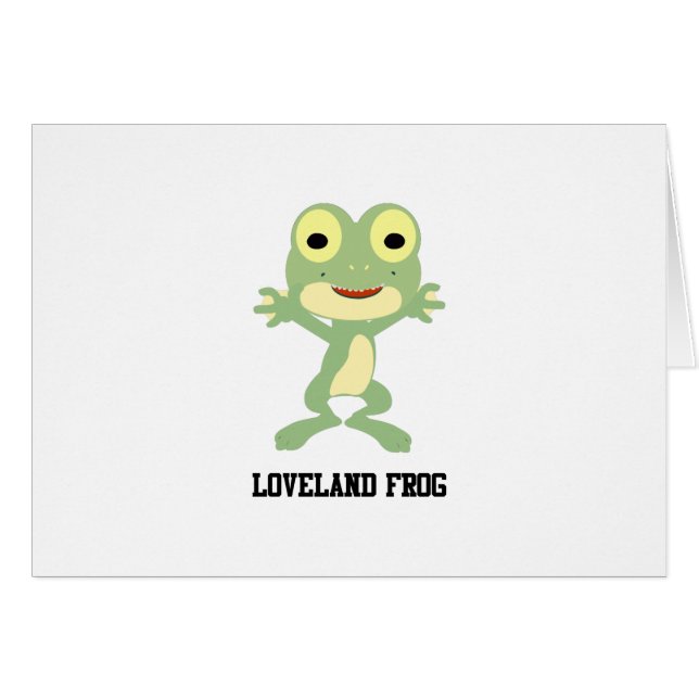 Cute Loveland Frog (Voorkant Horizontaal)