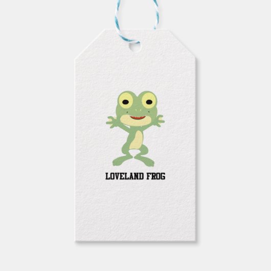 Cute Loveland Frog Cadeaulabel (Voorkant)