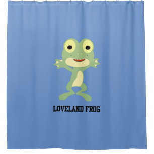 Cute Loveland Frog Douchegordijn