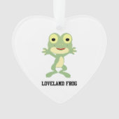 Cute Loveland Frog Ornament (voorkant)