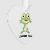 Cute Loveland Frog Ornament (voorkant)