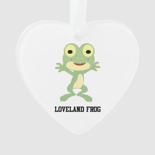 Cute Loveland Frog Ornament (achterkant)