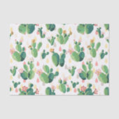 Cute Lovely Cactus Tissue Paper Tissuepapier (Voorkant)