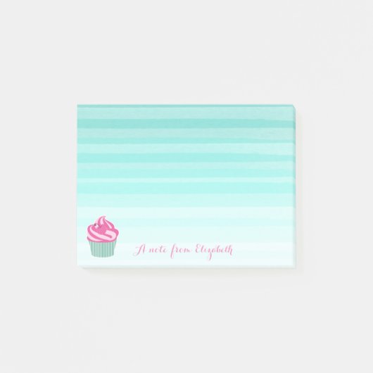 Cute Lovely Girly, Cupcake Post-it® Notes (Voorkant)