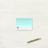 Cute Lovely Girly, Cupcake Post-it® Notes (Op bureau)