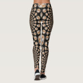 Cute Lovely infinity Kaleidoscope Cheetah print Leggings (Achterkant)