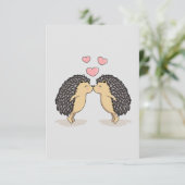 Cute Lovely Kissende Hedégs (Staand voorkant)