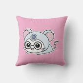 Cute lovely little adorable mouse  kussen (Achterkant)