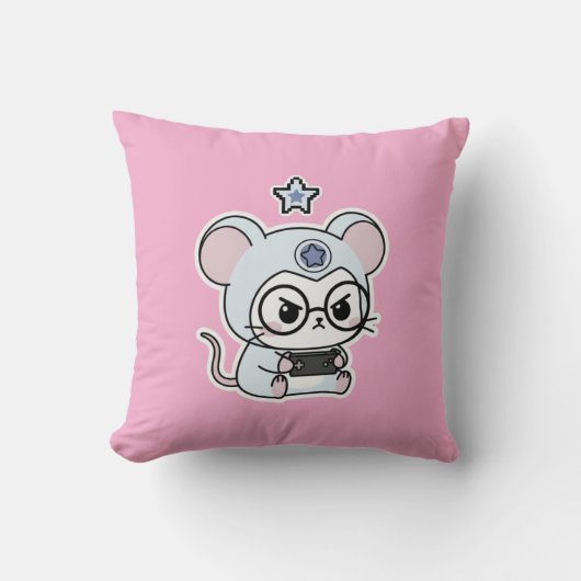 Cute lovely little adorable mouse  kussen (Voorkant)