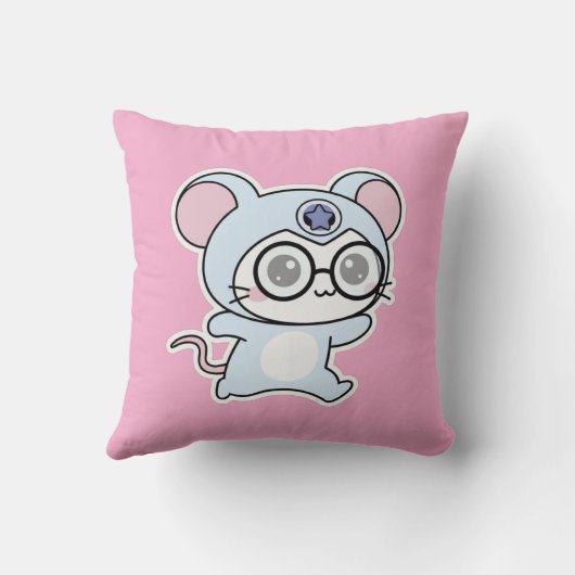 Cute lovely little adorable mouse kussen (Achterkant)