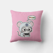 Cute lovely little adorable mouse  kussen (Achterkant)