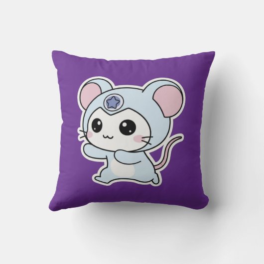 Cute lovely little adorable mouse kussen (Achterkant)