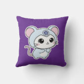 Cute lovely little adorable mouse kussen (Achterkant)