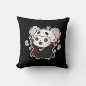 Cute lovely little mouse ready for Halloween  Kussen (Voorkant)