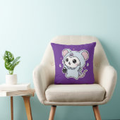 Cute lovely little mouse ready for Halloween  Kussen (Stoel)