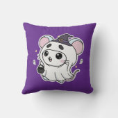 Cute lovely little mouse ready for Halloween Kussen (Achterkant)