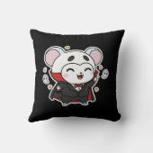 Cute lovely little mouse ready for Halloween  Kussen (Achterkant)