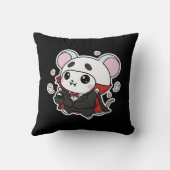 Cute lovely little mouse ready for Halloween  Kussen (Achterkant)
