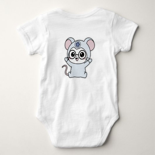 Cute lovely little mouse romper (Achterkant)