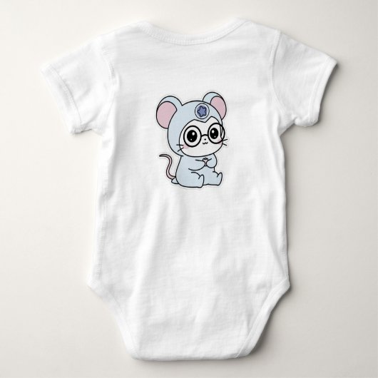 Cute lovely little mouse  romper (Achterkant)