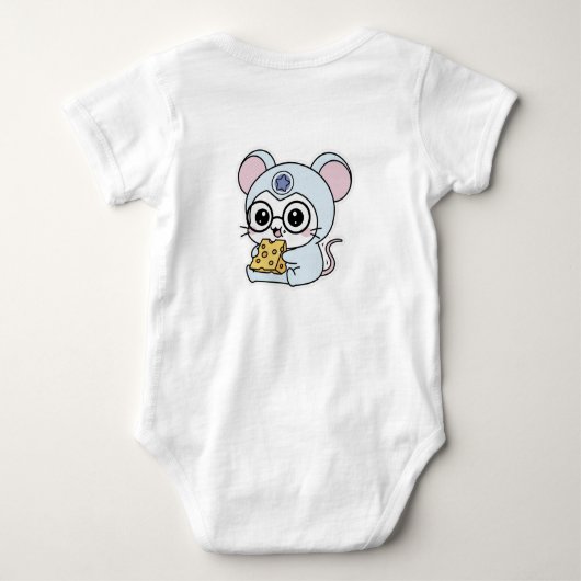 Cute lovely little mouse romper (Achterkant)