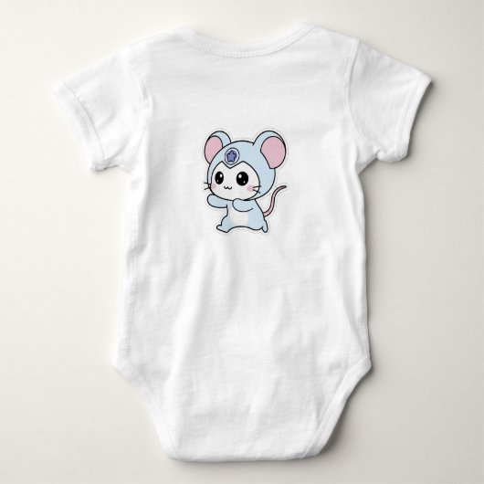 Cute lovely little mouse romper (Achterkant)