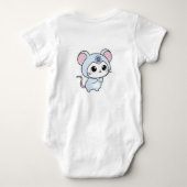 Cute lovely little mouse  romper (Achterkant)