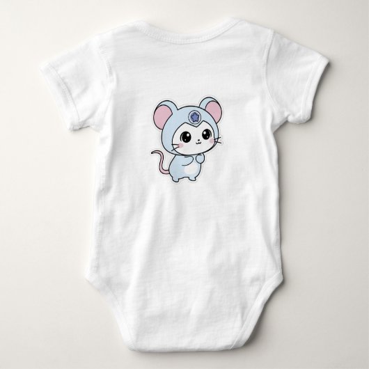 Cute lovely little mouse  romper (Achterkant)