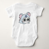 Cute lovely little mouse  romper (Achterkant)