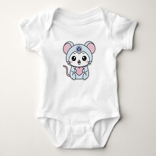 Cute lovely little mouse  romper (Voorkant)