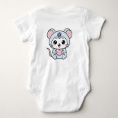 Cute lovely little mouse  romper (Achterkant)