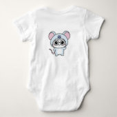 Cute lovely little mouse  romper (Achterkant)