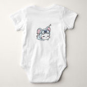 Cute lovely little mouse  romper (Achterkant)
