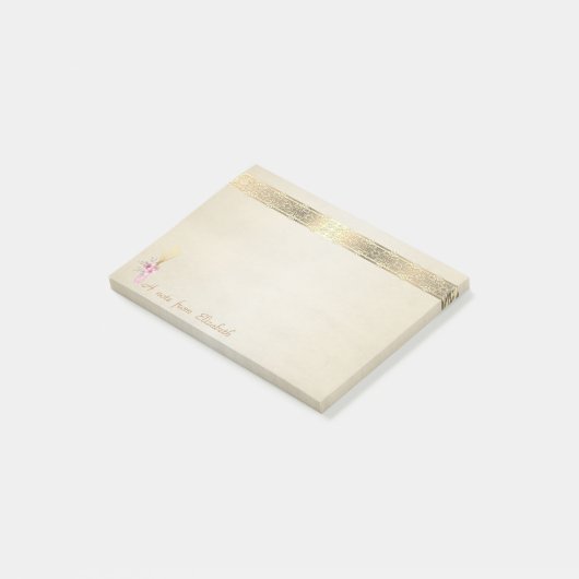 Cute Lovely Stijlvol elegant, Lace, Cake Post-it N Post-it® Notes (Schuin)