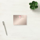 Cute Lovely Stijlvol Roos Post-it® Notes (Kantoor)