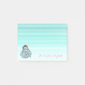 Cute Lovely Stylish Girly, Baby Elephant Post-it® Notes (Voorkant)