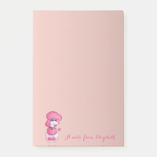 Cute Lovely Stylish Girly,Dog Post-it® Notes (Voorkant)