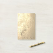 Cute Lovely Stylish Girly Elegant Post-it® Notes (Op bureau)