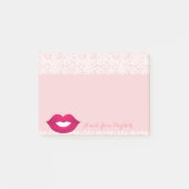 Cute Lovely Stylish Girly, Lace, Lips Post-it® Notes (Voorkant)