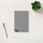 Cute Lovely Stylish Girly, Red Lips Post-it® Notes (Kantoor)